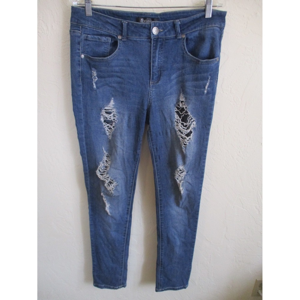 April Ripped Skinny Jeans Size 15
